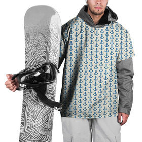 Накидка на куртку 3D с принтом Якоря в Курске, 100% полиэстер |  | вмф | вода | военно морской флот | волны | жизнь | корабли | море | океан | трайблы | узоры | якорь