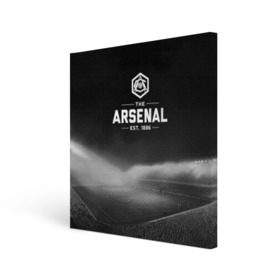 Холст квадратный с принтом Arsenal FC в Курске, 100% ПВХ |  | арсенал