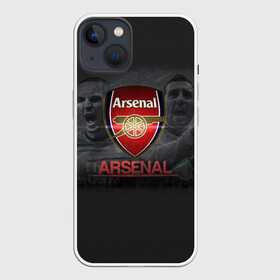Чехол для iPhone 13 с принтом Arsenal. Fly Emirates в Курске,  |  | Тематика изображения на принте: арсенал
