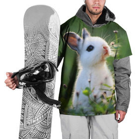Накидка на куртку 3D с принтом Кролик в Курске, 100% полиэстер |  | Тематика изображения на принте: animal | baby | cute | flowers | fluffy | hare | lawn | little | meadow | rabbit | животное | заяц | кролик | луг | лужайка | маленький | малыш | милый | пушистый | цветы