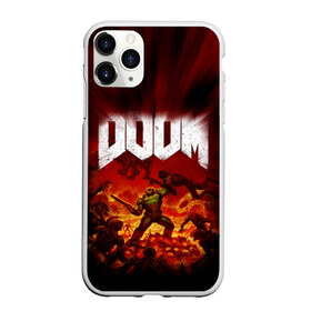 Чехол для iPhone 11 Pro матовый с принтом Doom 2016 в Курске, Силикон |  | 