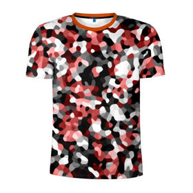 Мужская футболка 3D спортивная с принтом Городской камуфляж в Курске, 100% полиэстер с улучшенными характеристиками | приталенный силуэт, круглая горловина, широкие плечи, сужается к линии бедра | camo | camouflage | urban | камо