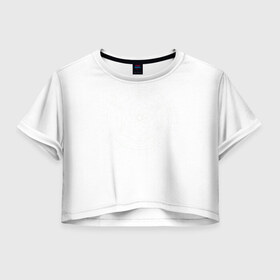 Женская футболка 3D укороченная с принтом Алхимия солнца в Курске, 100% полиэстер | круглая горловина, длина футболки до линии талии, рукава с отворотами | 