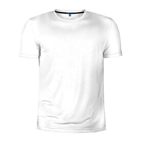 Мужская футболка 3D спортивная с принтом Алхимия солнца в Курске, 100% полиэстер с улучшенными характеристиками | приталенный силуэт, круглая горловина, широкие плечи, сужается к линии бедра | 