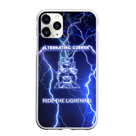 Чехол для iPhone 11 Pro матовый с принтом Metallica - Ride the Lightning в Курске, Силикон |  | album | metal | metallica | ride the lightning | rock | альбом | метал | металлика | молния | рок