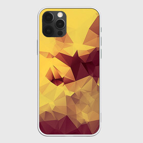 Чехол для iPhone 12 Pro Max с принтом Polygonal в Курске, Силикон |  | Тематика изображения на принте: паттерн | полигоны | треугольники
