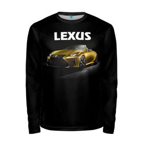 Мужской лонгслив 3D с принтом Lexus в Курске, 100% полиэстер | длинные рукава, круглый вырез горловины, полуприлегающий силуэт | lexus | авто | автомобиль | лексус | машина