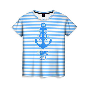 Женская футболка 3D с принтом море в Курске, 100% полиэфир ( синтетическое хлопкоподобное полотно) | прямой крой, круглый вырез горловины, длина до линии бедер | sea | лето | любовь | море | океан | отдых | пальмы | пляж | солнце