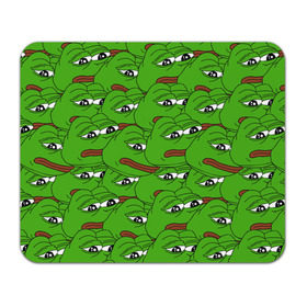 Коврик прямоугольный с принтом Sad frogs в Курске, натуральный каучук | размер 230 х 185 мм; запечатка лицевой стороны | frog | грустная | жаба | мем | мемы