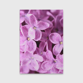 Обложка для паспорта матовая кожа с принтом Цветы сирени в Курске, натуральная матовая кожа | размер 19,3 х 13,7 см; прозрачные пластиковые крепления | Тематика изображения на принте: девушкам | сирень | цветы