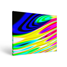 Холст прямоугольный с принтом Волны красок в Курске, 100% ПВХ |  | Тематика изображения на принте: разводы | цветной | яркий