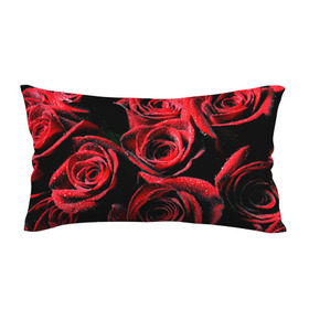 Подушка 3D антистресс с принтом Розы в Курске, наволочка — 100% полиэстер, наполнитель — вспененный полистирол | состоит из подушки и наволочки на молнии | алый | красный | роса | фото | цветы