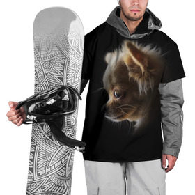 Накидка на куртку 3D с принтом Чихуахуа в Курске, 100% полиэстер |  | Тематика изображения на принте: голова животного | прикольные картинки | собака | чихуахуа | щенок