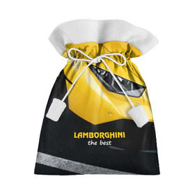Подарочный 3D мешок с принтом Lamborghini the best в Курске, 100% полиэстер | Размер: 29*39 см | Тематика изображения на принте: авто | автомобиль | ламборгини