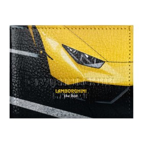 Обложка для студенческого билета с принтом Lamborghini the best в Курске, натуральная кожа | Размер: 11*8 см; Печать на всей внешней стороне | авто | автомобиль | ламборгини