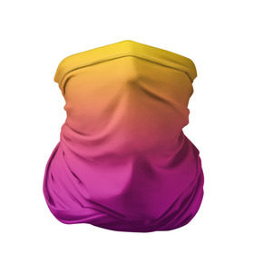 Бандана-труба 3D с принтом Чёткий градиент в Курске, 100% полиэстер, ткань с особыми свойствами — Activecool | плотность 150‒180 г/м2; хорошо тянется, но сохраняет форму | cs:go | градиент | диджей | желтый | музыка | розовый | синий | фиолетовый | чёткий