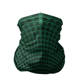 Бандана-труба 3D с принтом Парящие кружки в Курске, 100% полиэстер, ткань с особыми свойствами — Activecool | плотность 150‒180 г/м2; хорошо тянется, но сохраняет форму | абстракция | зеленый | круги | объем | стиль | тень