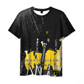 Мужская футболка 3D с принтом Wu-tang clan в Курске, 100% полиэфир | прямой крой, круглый вырез горловины, длина до линии бедер | gza | hip hop | rza | wu fam | ву танг клан | хип хоп