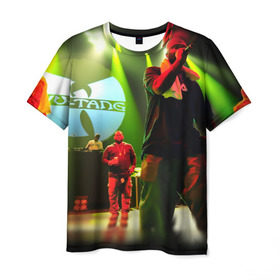 Мужская футболка 3D с принтом Wu-Tang clan в Курске, 100% полиэфир | прямой крой, круглый вырез горловины, длина до линии бедер | gza | hip hop | rza | wu fam | ву танг клан | хип хоп