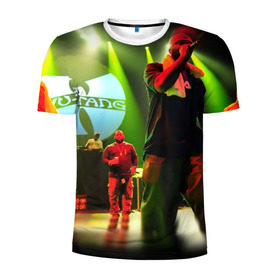 Мужская футболка 3D спортивная с принтом Wu-Tang clan в Курске, 100% полиэстер с улучшенными характеристиками | приталенный силуэт, круглая горловина, широкие плечи, сужается к линии бедра | gza | hip hop | rza | wu fam | ву танг клан | хип хоп