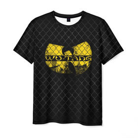 Мужская футболка 3D с принтом Wu-Tang Clan в Курске, 100% полиэфир | прямой крой, круглый вырез горловины, длина до линии бедер | wu tang