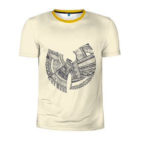 Мужская футболка 3D спортивная с принтом Wu-Tang Clan в Курске, 100% полиэстер с улучшенными характеристиками | приталенный силуэт, круглая горловина, широкие плечи, сужается к линии бедра | wu tang