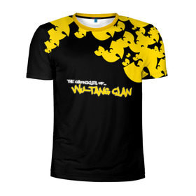 Мужская футболка 3D спортивная с принтом Wu-Tang clan в Курске, 100% полиэстер с улучшенными характеристиками | приталенный силуэт, круглая горловина, широкие плечи, сужается к линии бедра | wu tang
