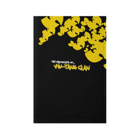 Обложка для паспорта матовая кожа с принтом Wu-Tang clan в Курске, натуральная матовая кожа | размер 19,3 х 13,7 см; прозрачные пластиковые крепления | Тематика изображения на принте: wu tang