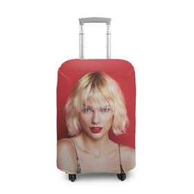 Чехол для чемодана 3D с принтом Taylor Swift в Курске, 86% полиэфир, 14% спандекс | двустороннее нанесение принта, прорези для ручек и колес | звезда | знаменитость | музыка | певица