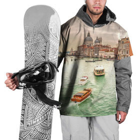 Накидка на куртку 3D с принтом Венеция в Курске, 100% полиэстер |  | 