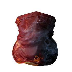 Бандана-труба 3D с принтом Стихия огня в Курске, 100% полиэстер, ткань с особыми свойствами — Activecool | плотность 150‒180 г/м2; хорошо тянется, но сохраняет форму | Тематика изображения на принте: дым | пламя | страсть