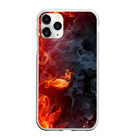 Чехол для iPhone 11 Pro матовый с принтом Стихия огня в Курске, Силикон |  | Тематика изображения на принте: дым | пламя | страсть