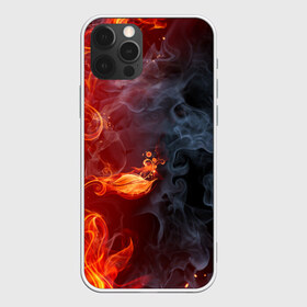 Чехол для iPhone 12 Pro Max с принтом Стихия огня в Курске, Силикон |  | Тематика изображения на принте: дым | пламя | страсть