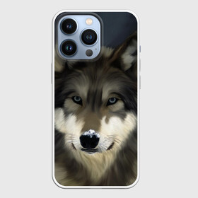 Чехол для iPhone 13 Pro с принтом Картина волк в Курске,  |  | Тематика изображения на принте: волк | животные | собака