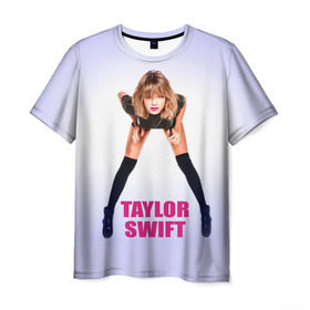 Мужская футболка 3D с принтом Taylor Swift в Курске, 100% полиэфир | прямой крой, круглый вырез горловины, длина до линии бедер | Тематика изображения на принте: звезда | знаменитость | музыка | певица | тейлор свифт