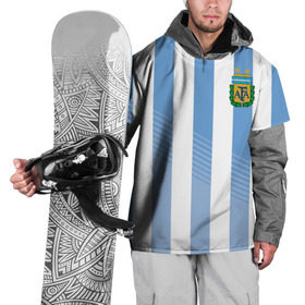 Накидка на куртку 3D с принтом Сборная Аргентины по футболу в Курске, 100% полиэстер |  | argentina | аргентина