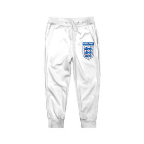 Детские брюки 3D с принтом Сборная Англия в Курске, 100% полиэстер | манжеты по низу, эластичный пояс регулируется шнурком, по бокам два кармана без застежек, внутренняя часть кармана из мелкой сетки | england | варди | футбол