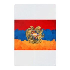 Магнитный плакат 2Х3 с принтом Армения в Курске, Полимерный материал с магнитным слоем | 6 деталей размером 9*9 см | Тематика изображения на принте: герб | флаг