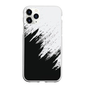 Чехол для iPhone 11 Pro матовый с принтом Краска и ничего лишнего! в Курске, Силикон |  | белый | дизайн | капли | краска | монохромный | разводы | черный