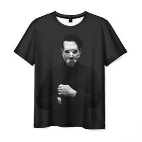 Мужская футболка 3D с принтом Marilyn Manson в Курске, 100% полиэфир | прямой крой, круглый вырез горловины, длина до линии бедер | звезда | знаменитость | музыка | мэрилин мэнсон | певец | рокер