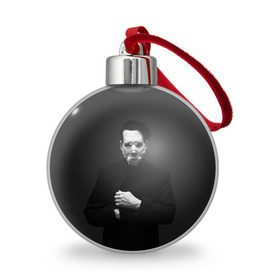 Ёлочный шар с принтом Marilyn Manson в Курске, Пластик | Диаметр: 77 мм | звезда | знаменитость | музыка | мэрилин мэнсон | певец | рокер