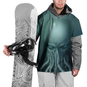 Накидка на куртку 3D с принтом Ктулху в Курске, 100% полиэстер |  | cthulhu | ctulhu | осьминог
