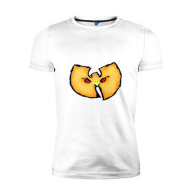 Мужская футболка премиум с принтом Wu-Tang Clan в Курске, 92% хлопок, 8% лайкра | приталенный силуэт, круглый вырез ворота, длина до линии бедра, короткий рукав | gza | hip hop | rza | wu fam | ву танг клан | хип хоп