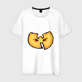Мужская футболка хлопок с принтом Wu-Tang Clan в Курске, 100% хлопок | прямой крой, круглый вырез горловины, длина до линии бедер, слегка спущенное плечо. | gza | hip hop | rza | wu fam | ву танг клан | хип хоп