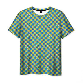 Мужская футболка 3D с принтом Великая иллюзия в Курске, 100% полиэфир | прямой крой, круглый вырез горловины, длина до линии бедер | иллюзии | иллюзия | классная | классно | круто | обман | оптическая | показалось | фигура