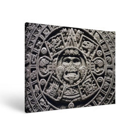 Холст прямоугольный с принтом Календарь ацтеков в Курске, 100% ПВХ |  | Тематика изображения на принте: ацтеки | древняя цивилизация | индейцы | майя | южная америка