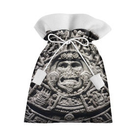 Подарочный 3D мешок с принтом Календарь ацтеков в Курске, 100% полиэстер | Размер: 29*39 см | Тематика изображения на принте: ацтеки | древняя цивилизация | индейцы | майя | южная америка