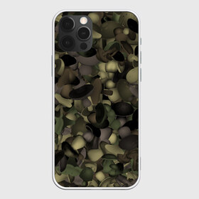 Чехол для iPhone 12 Pro Max с принтом Грибной камуфляж в Курске, Силикон |  | camo | грибы | камо