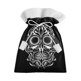 Подарочный 3D мешок с принтом Мексиканский череп в Курске, 100% полиэстер | Размер: 29*39 см | color | dead | death | eyes | girl | halloween | holiday | makeup | mask | mexican skull | mexico | ornament | pattern | взгляд | девушка | день мертвых | макияж | маска | мексика | мексиканский череп | мертвецов | орнамент | паутина | праздник