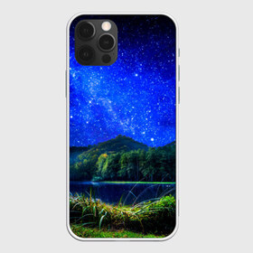 Чехол для iPhone 12 Pro Max с принтом Звездное небо в Курске, Силикон |  | Тематика изображения на принте: звезда | небо | ночь | озеро